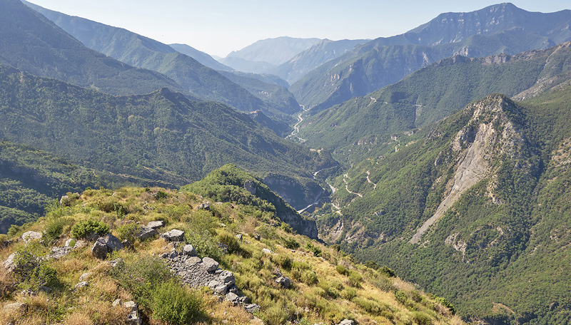 Rimplas 1050 m., Parc de Mercantour, Alpes Maritimes d. 5  juli 2019. Fotograf; Knud Ellegaard