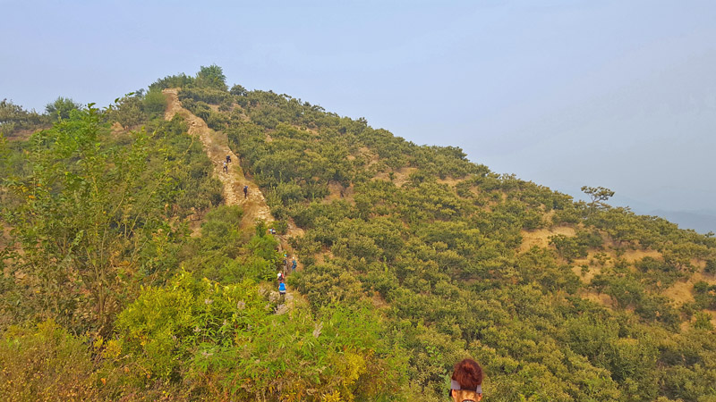 Luo Wen Yu del af Kinesiske Mur nordst for Beijing, Kina d. 20  september 2018. Fotograf: Hanne Christensen