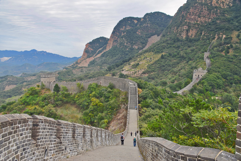 Huangyaguan, Kinesiske Mur nordst for Beijing, Kina d. 19 september 2018. Fotograf: Hanne Christensen