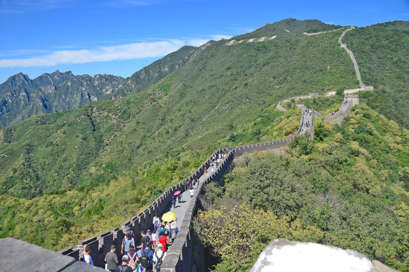 Kinesiske Mur nordst for Beijing, Kina d. 16 september 2018. Fotograf: Hanne Christensen