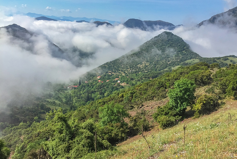 Kalavytra, Peleponnes, Grkenland d. 9 maj 2018. Fotograf; John S Petersen