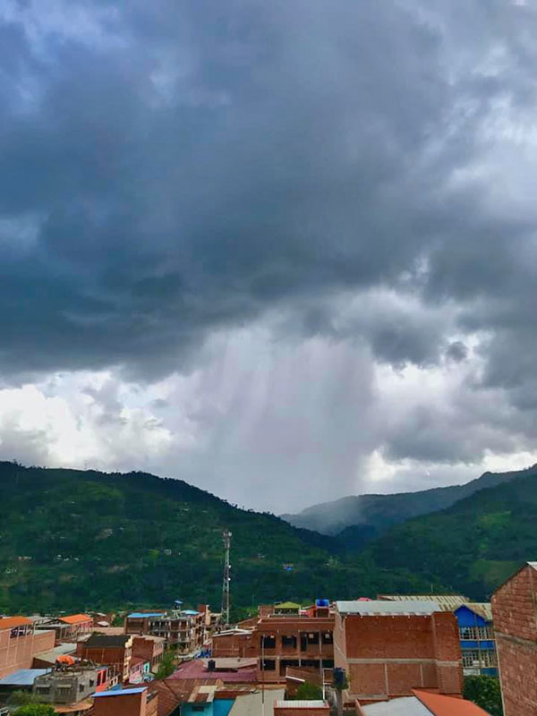 Then there will be rainCaranavi, Yungas, Bolivia January 15, 2020. Photographer; Nikolaj Kleissl