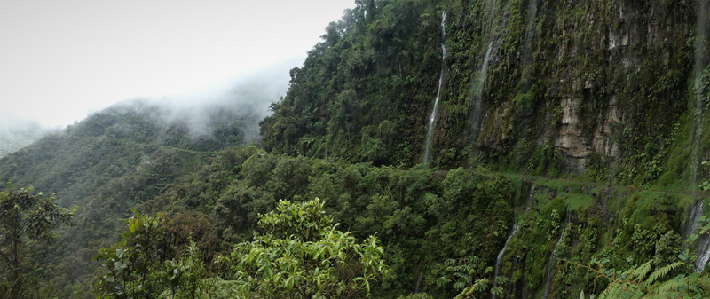 El Camino De La Muerte, Yungas Bolivia january 20, 2019. Photographer; Kirsten Matthiesen