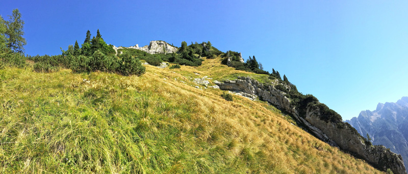 Vric Pass 1600-1900 m., Triglav-Nationalpark, Øvre Carniola, Slovenien primo august 2022. Fotograf; Emil Bjerregård