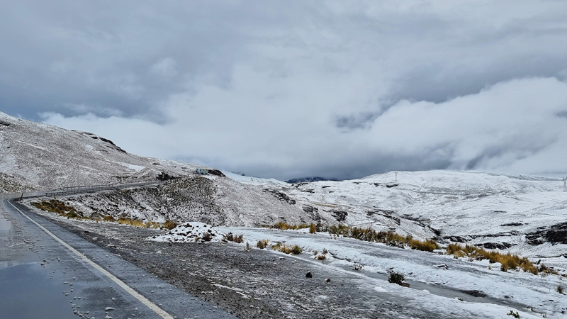 Cumbre pass 4700m. Yungas, Bolivia january 2, 2023. Photographer; Peter Mllmann