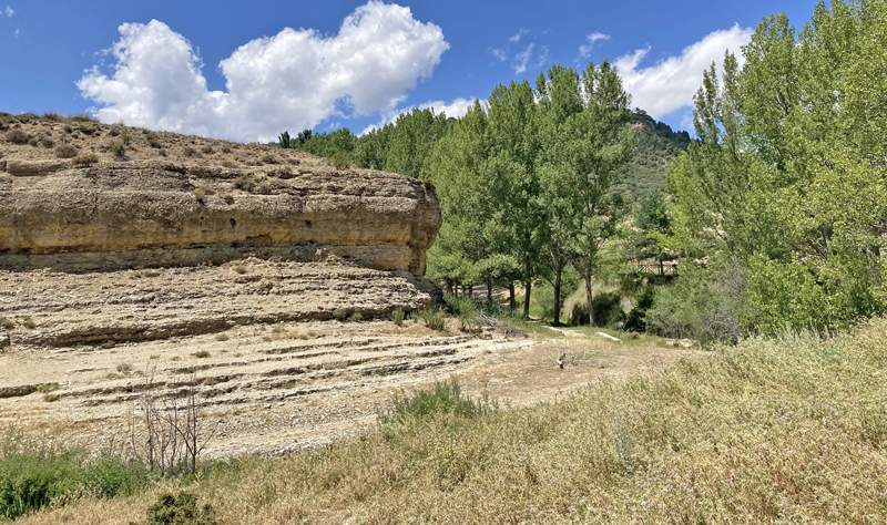 Lokalitet for Provene Slvblfugl. Moscardn, Teruel, Spanien d. 3. august 2023. Fotograf; John Vergo