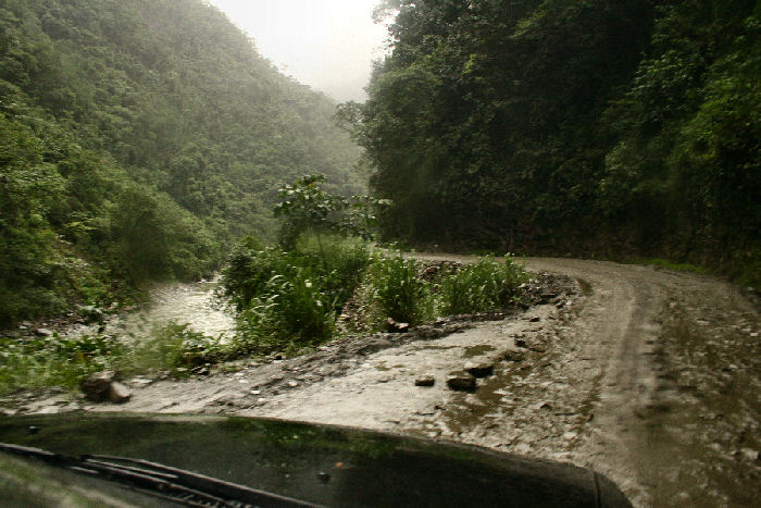The road between Challa and Caranavi, Yungas. d. 28 january 2007. Photographer: Lars Andersen