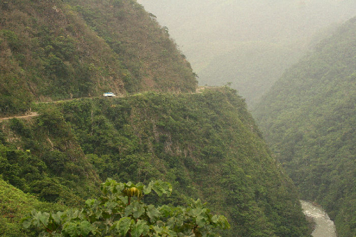 The road between Challa and Caranavi, Yungas. d. 28 january 2007. Photographer: Lars Andersen