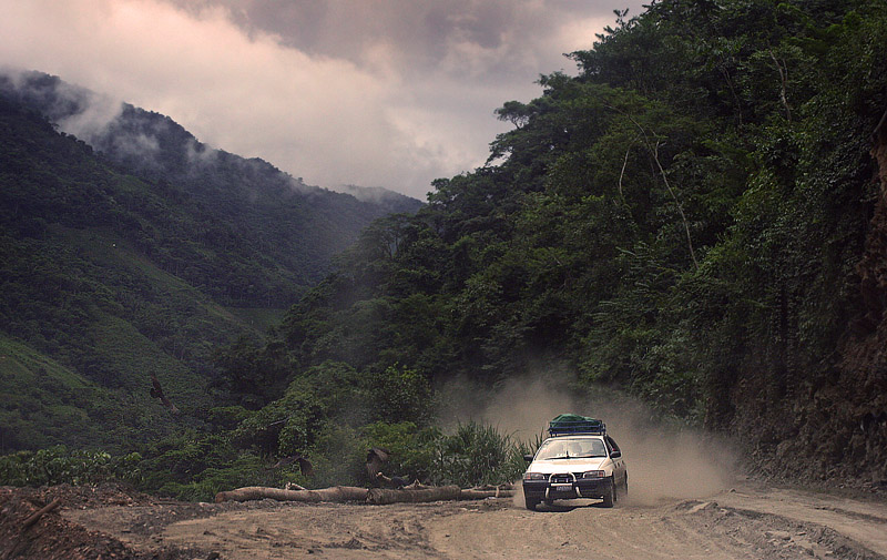 The highroad between Coroico and Caranavi, Yungas, Bolivia d. 28 january 2007. Photographer; Lars Andersen