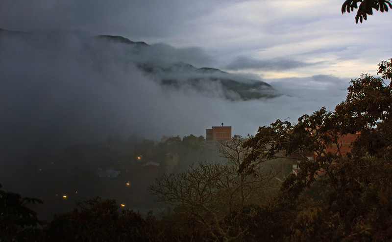 View from hotel Esmeralda, Coroico, Yungas, Bolivia 24th january 2008. Photographer; Lars Andersen