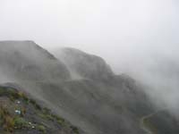 Vejen til Yungas fra La Paz, Bolivia d. 7 januar 2004. Fotograf: Henrik Bloch