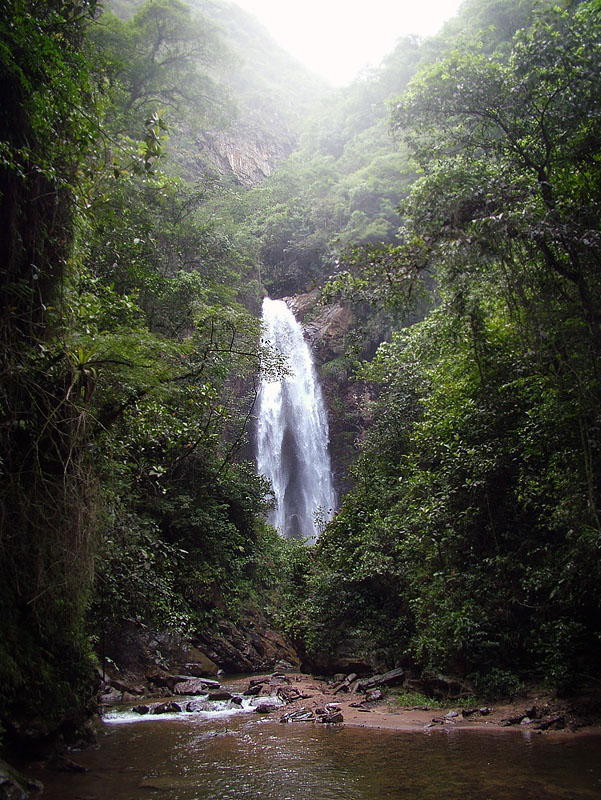 Cascades des Challa, Yungas, Bolivia 15th january 2005. Photographer; Lars Andersen