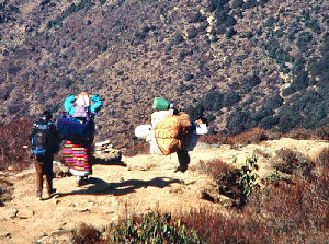 Goseikund. Langtang, Nepal i 4100 m. November 1995. Fotograf: Lars Andersen