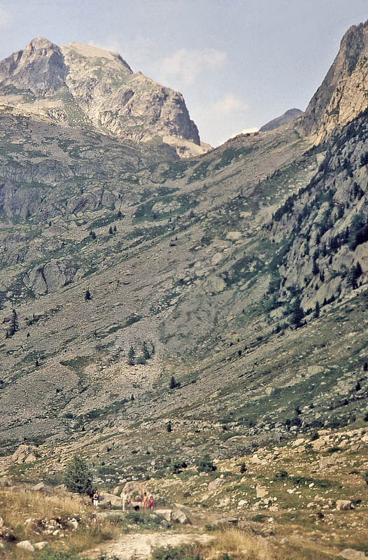 La Gordolasque-Vallon des Verrairiers, Alps Maritime, sydstlige Frankrig Primo august 1988. Fotograf; Lars Andersen