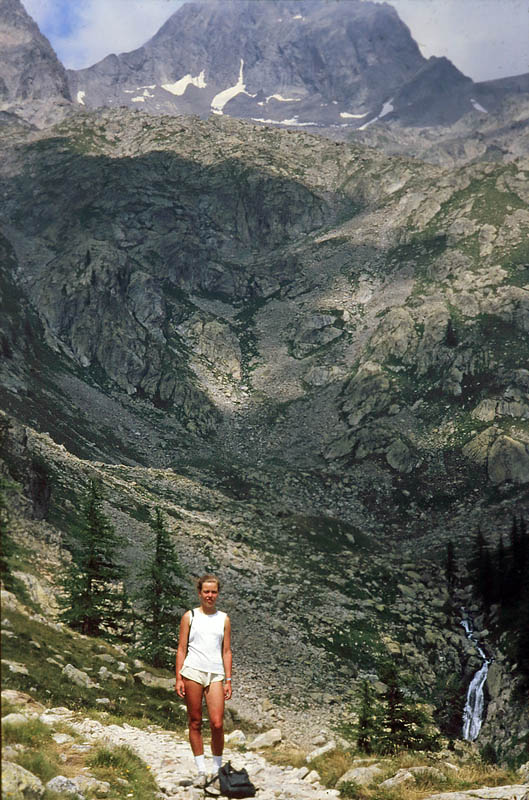 La Madonna de fenestre 1900 m.h. Alps maritime,Sydfrankrig. Juli 1988. Fotograf: Lars Andersen