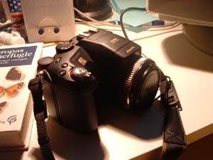 Mit andet digitale kamera,et Fuji Finepix S7000 købt februar 2004. Dette kamera har et nærgrænse på 1 cm. Og 6 mil. Pixel. d. 2 december 2004. Fotograf: Lars Andersen