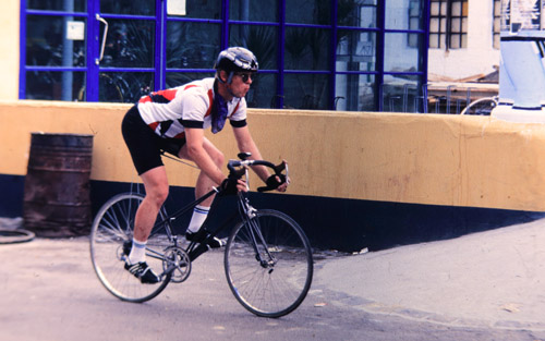 Lars Andersen og Racerpedersen. Christiania maj 1988. Fotograf; Ole Fischer