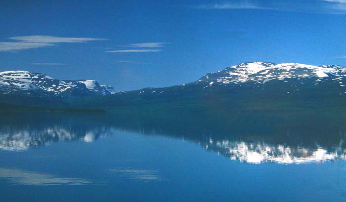 Tornetrask, Abisko, Sverige Medio juli 1990. Fotograf: Lars Andersen