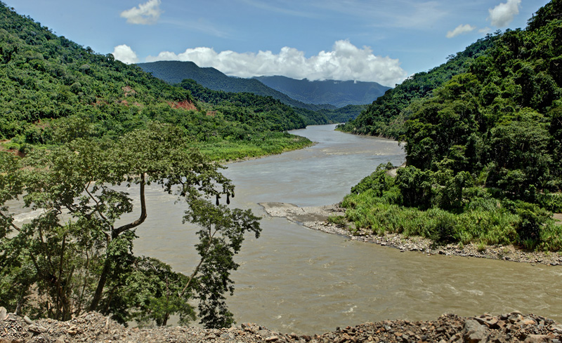 Rio Beni and Rio Coroico, elev. 408 m. d. 30 January 2012. Photographer: Lars Andersen