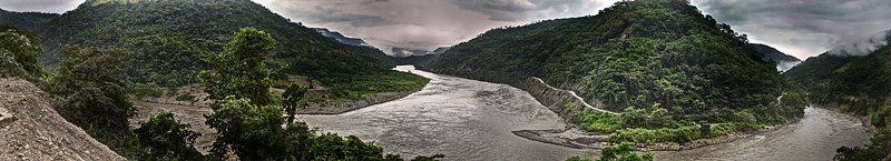 Rio Coroico and Rio Beni, elev. 408 m. d.  31 January 2012. Photographer: Lars Andersen