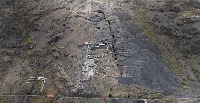 Goldmine. La Cumbre, La Paz, elev. 4460 m. d.  3 February 2012. Photographer: Lars Andersen