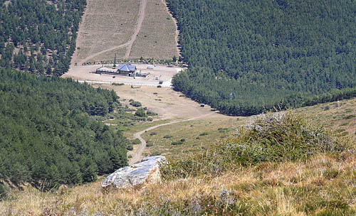 Lokalitet for Lille Grsrandje, Maniola lycaon. Sierra Nevada, Spanien d. 13 juli 2014. Fotograf;  Tom Nygaard Kristensen