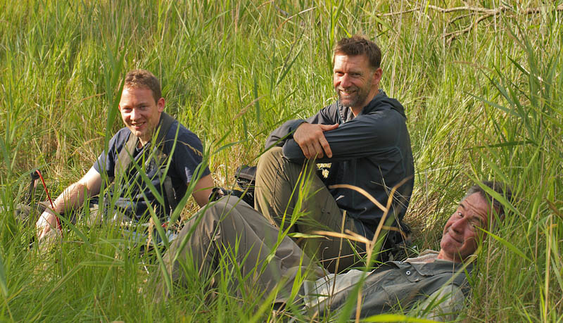 The film crew in Pinseskoven, Denmark 8th August 2014. Photographer; Lars Andersen