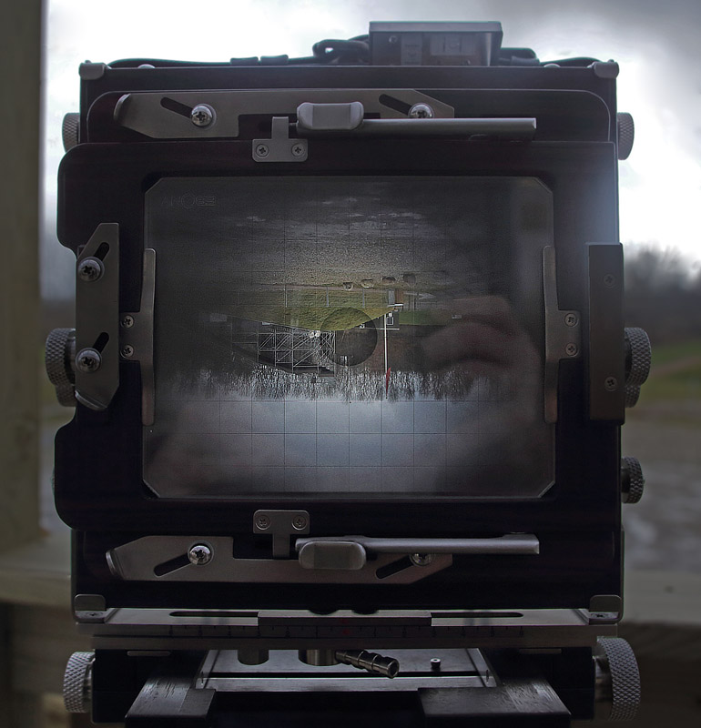 EBONY SV45TE storformat kamera. Amager Fælled bmx banen d. 21 januar 2015. Fotograf.; Lars Andersen