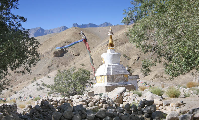 Buddhist temple, Hemis Shukpanchen Village, 3750 m a.s.l., Ladakh, India 21. July 2016. Photografpher; Erling Krabbe