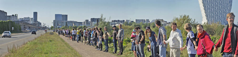 "Demo" p Amager Flled d. 18 september 2016. Fotograf; Lars Andersen