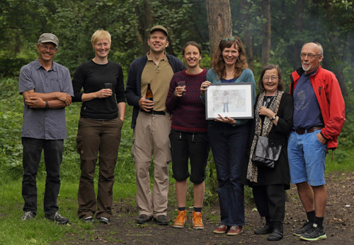 Natur360 employees. Naturcenter Vestamager, Amager. d. 17 June 2016. Photographer; Lars Andersen