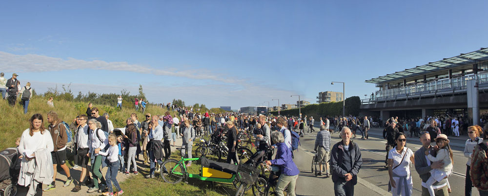 "Demo" p Amager Flled d. 18 september 2016. Fotograf; Lars Andersen